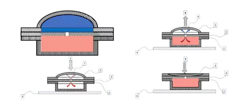 schémas techniques des alvéoles des semelles climFeet