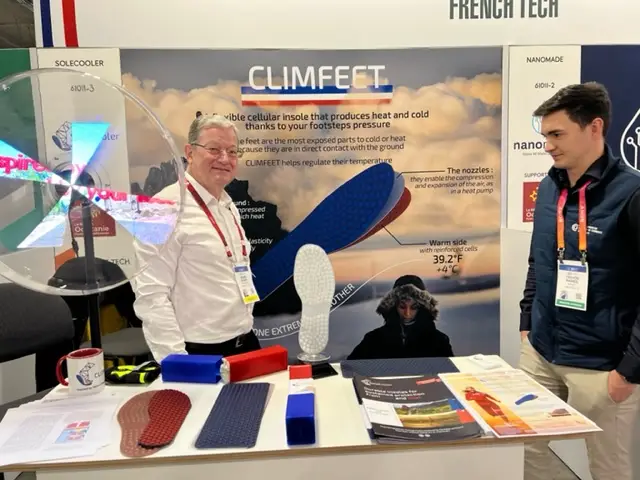 commercialisation ClimFeet semelle silicone CES Las Vegas